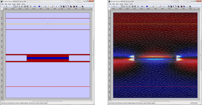 2D negative index matematerial