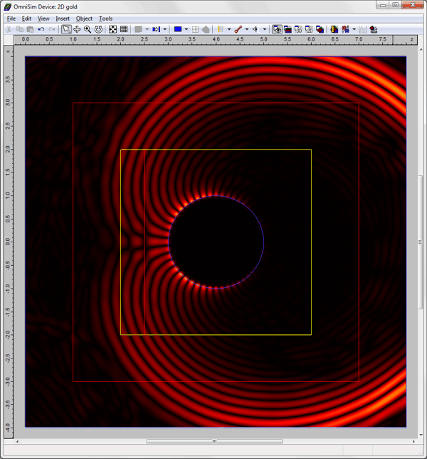 Mie scattering simulation