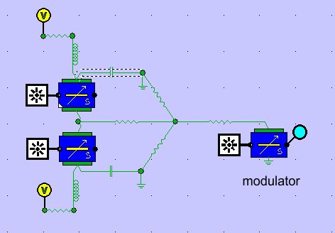 Balanced Photo-Detector with Modulator